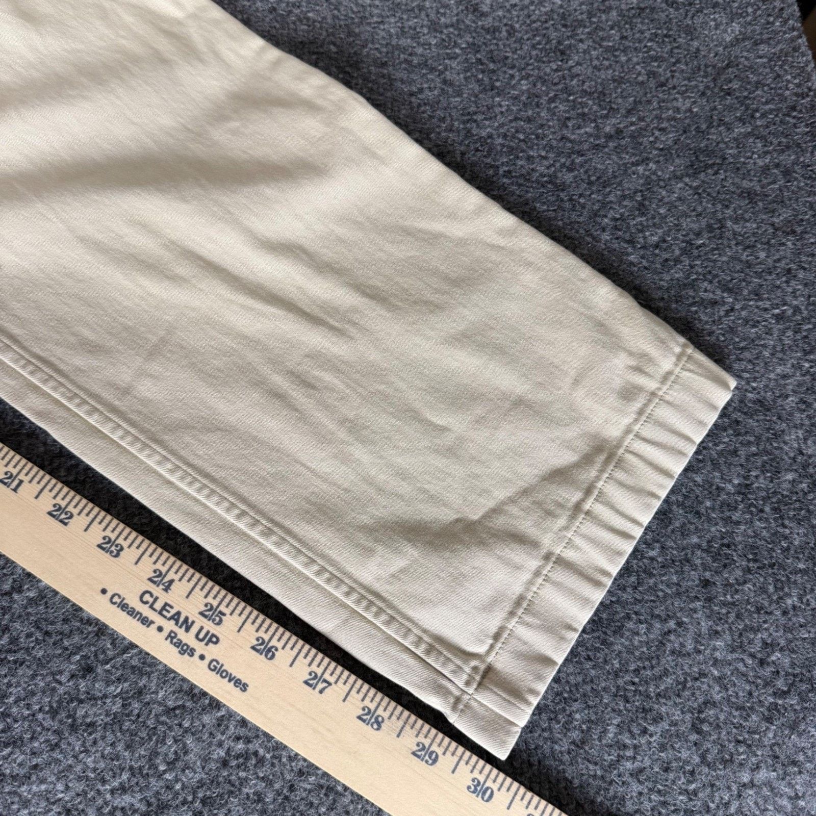 Outerknown Outerknown SEA Legs Mens Chino Pants 34x30 Khaki Tan Slim Size US 34 / EU 50 - 5 Thumbnail