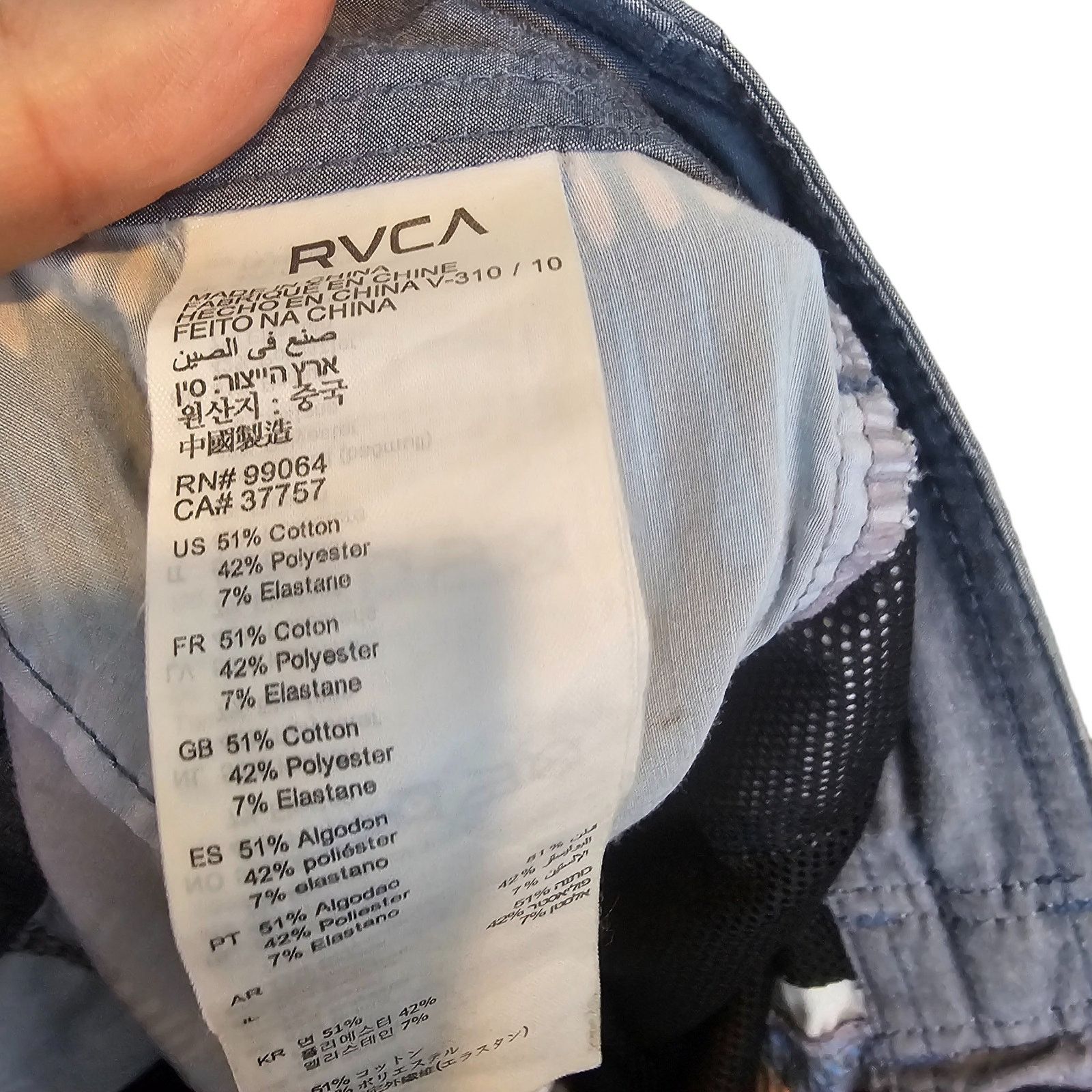 RVCA RVCA Mens Trent Whitehead Flicker Swim Trunks 29 Hybrid Surf Size US 29 - 5 Thumbnail