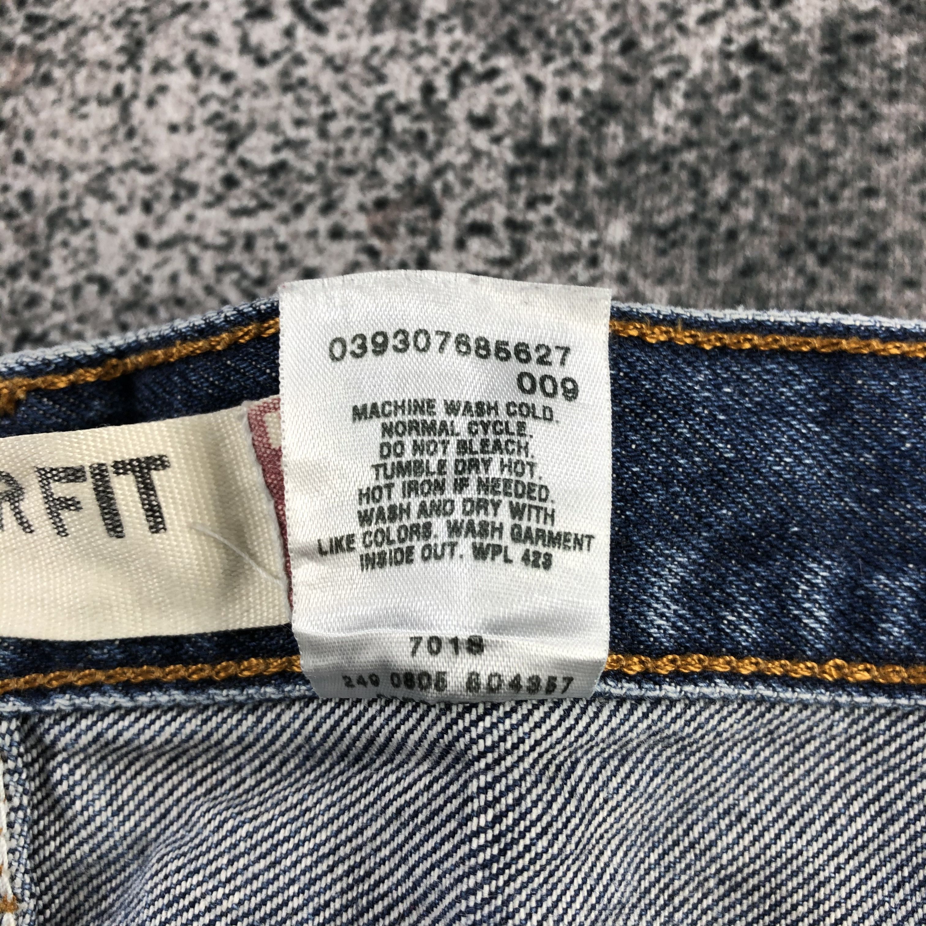 Vintage Levi's 505 Jeans Faded Blue Denim KJ1100