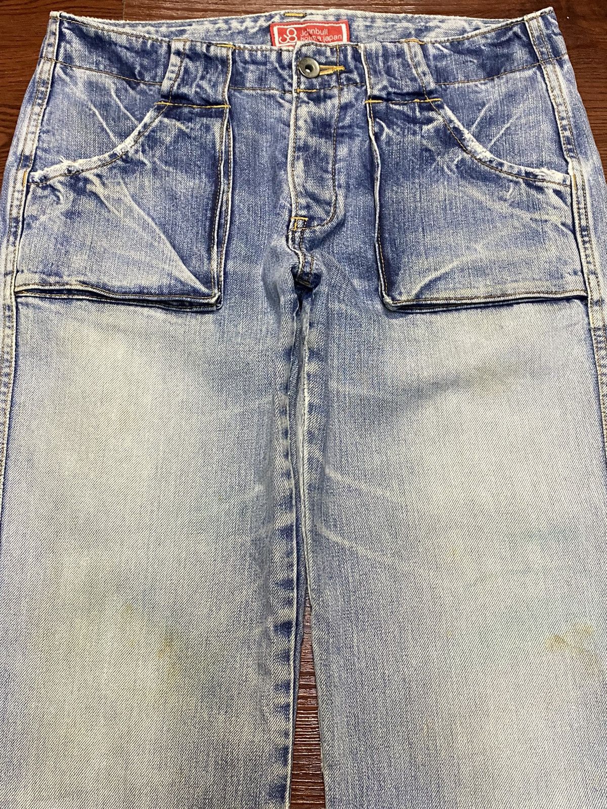 KOJIMA GENES Vintage Japanese Brand Kojima Faded Distressed Bush Jeans Size US 30 / EU 46 - 3 Thumbnail