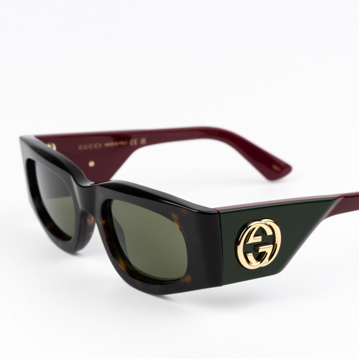Gucci NEW Gucci GG1664S 002 Rectangle Unisex Sunglasses Size ONE SIZE - 5 Thumbnail