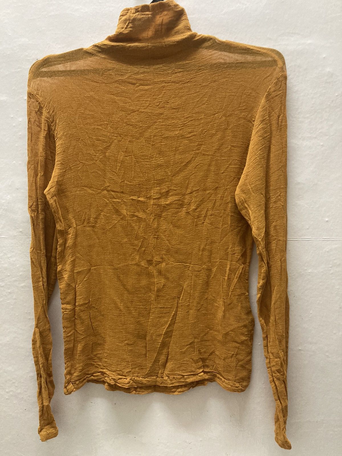 Designer × Issey Miyake × Japanese Brand ISSEY MIYAKE Permanente Brown Pleats High Neck Long Sleeve Size S / US 4 / IT 40 - 9 Thumbnail