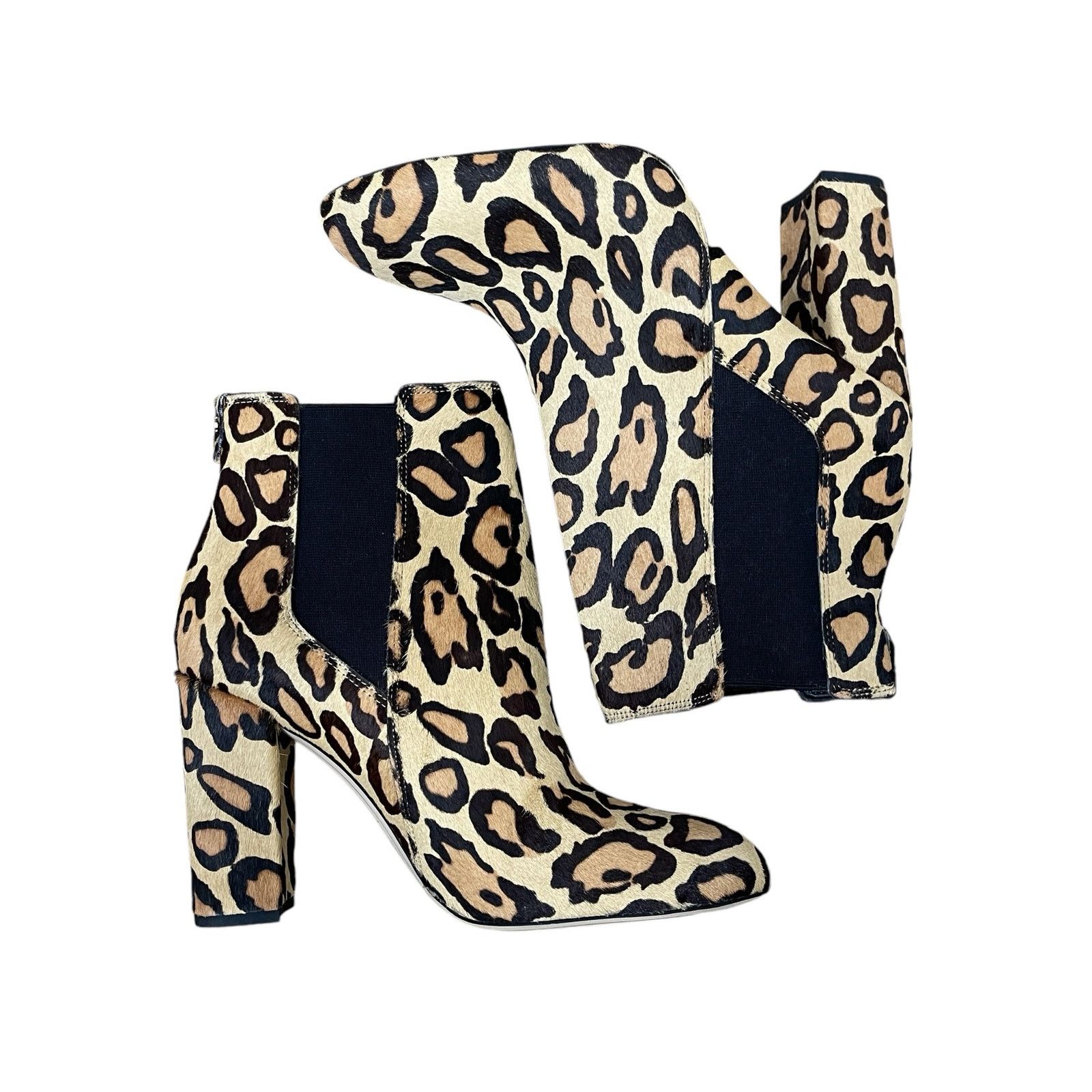 Sam Edelman Sam Edelman Womens Case Nude Leopard Print Fur Bootie Size 8 Size US 8 / IT 38 - 10 Thumbnail