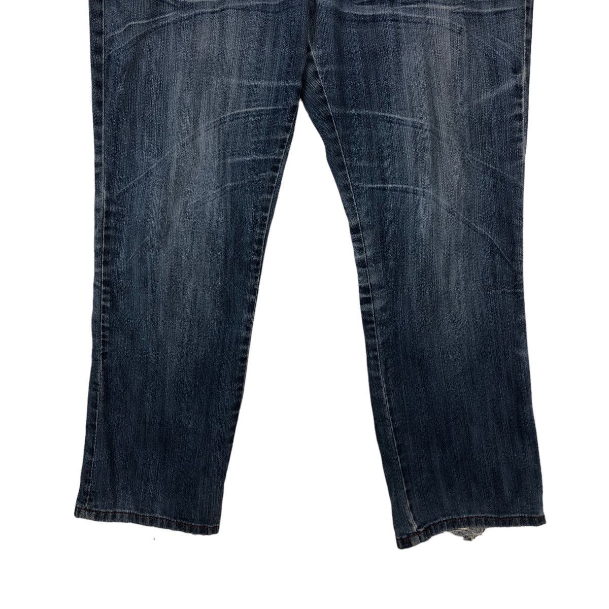 Japanese Brand 🔥Vintage Denim Jeans Sukajan Pocket Big Logo Size US 36 / EU 52 - 5 Thumbnail