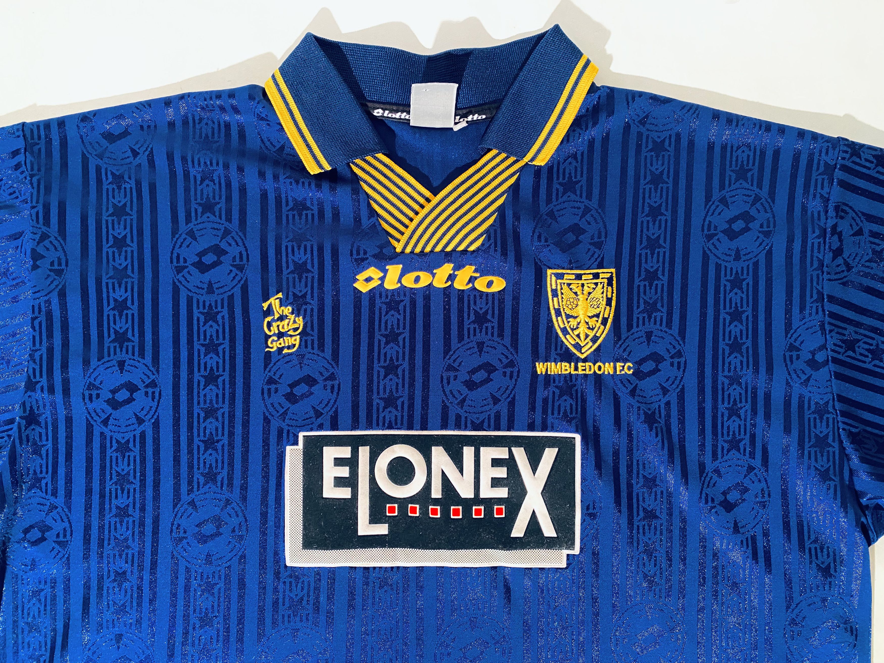Wimbledon FC Home Football Shirt 1997 - 1999 Crazy Gang
