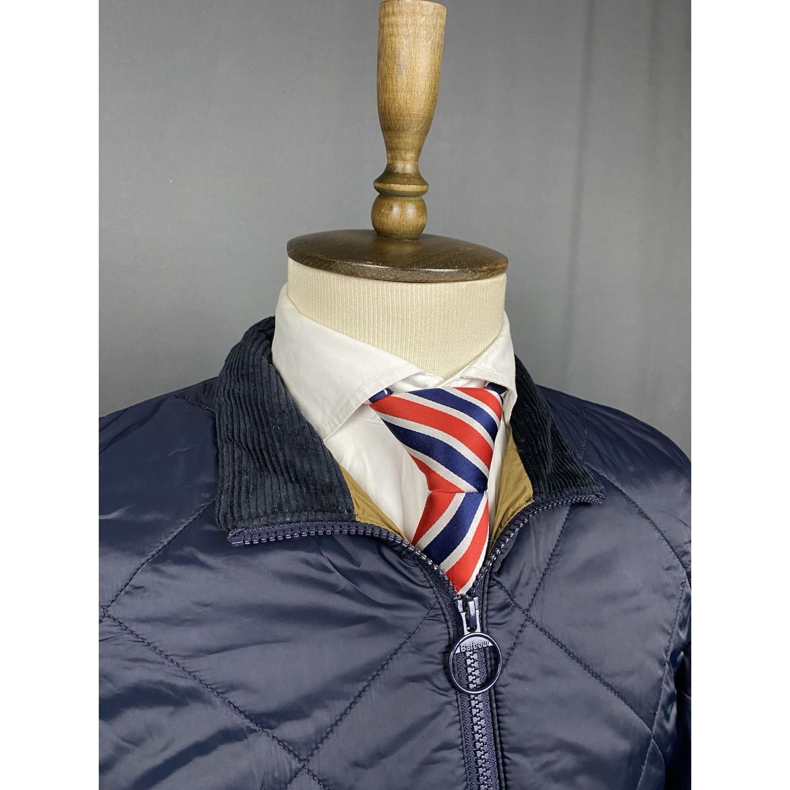 Barbour MINT! Barbour Hoxun Men's Blue Quilted Jacket Size M Size US M / EU 48-50 / 2 - 6 Thumbnail