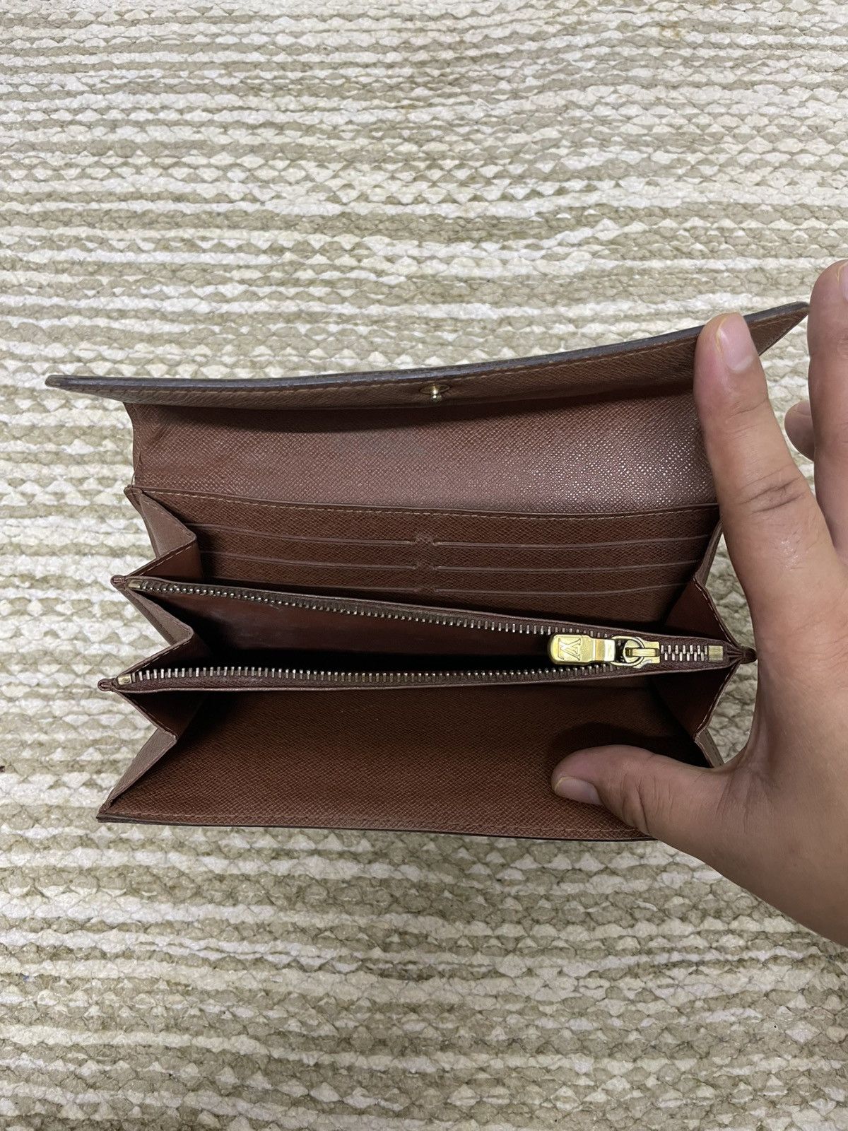 Louis Vuitton Vintage Louis Vuitton Monogram Long Wallet CA4018 Size ONE SIZE - 3 Thumbnail