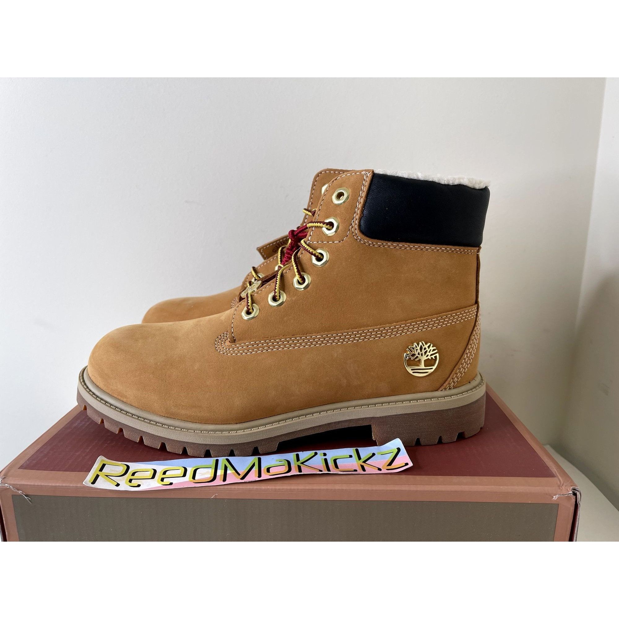 Timberland Boots inch Shearling Wheat Kids 6Y