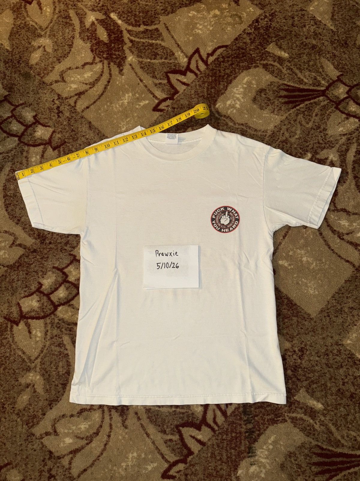 Supreme Supreme Fuck What You Heard Shirt FW08 Size US M / EU 48-50 / 2 - 12 Thumbnail