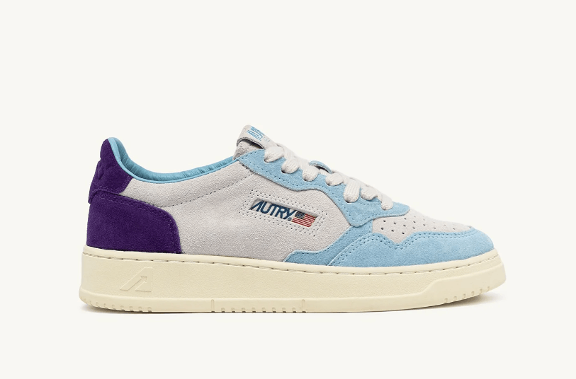 AUTRY AUTRY SNEAKERS MEDALIST LOW TRICOLOR IN SUEDE Size US 6 / IT 36 - 1 Thumbnail