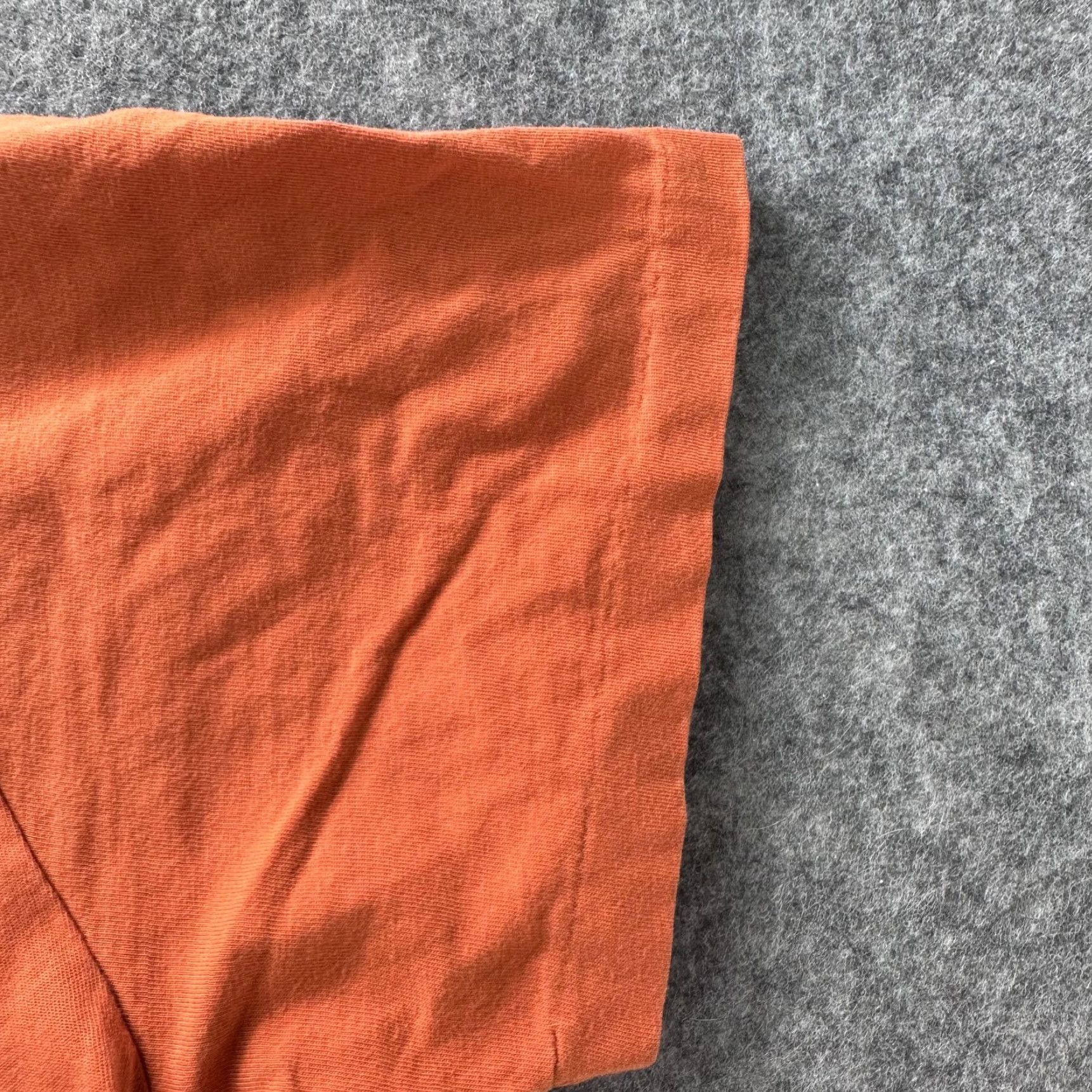 Polo Ralph Lauren Polo Ralph Lauren Shirt Mens Large Orange Crewneck Pony Logo Cotton Tee Size US L / EU 52-54 / 3 - 4 Thumbnail
