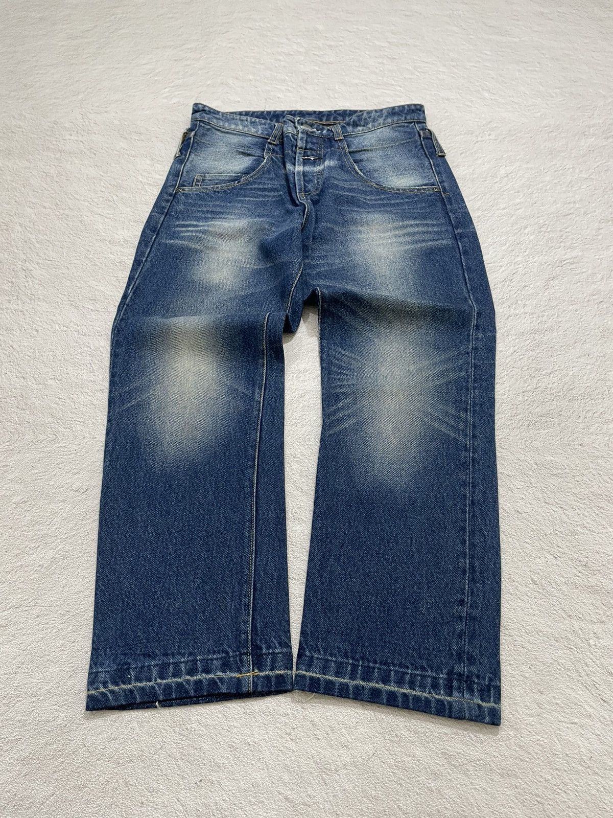 Japanese Brand 2000s Jeanasis Rare Faded y2k Style Size US 28 / EU 44 - 1 Thumbnail