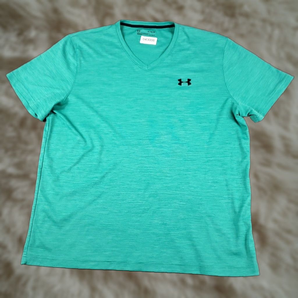 Under Armour Under Armour T Shirt Mens XL Teal Blue Short Sleeve Crew Neck Pullover Activewear Casual Logo Basic Sports Modern 90s? Size US XL / EU 56 / 4 - 1 Thumbnail