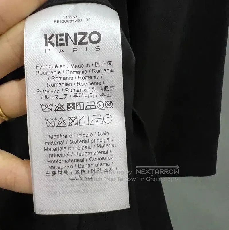 Kenzo Kenzo Black Cotton Women's Jacket for Spring Autumn . Size M / US 6-8 / IT 42-44 - 4 Thumbnail