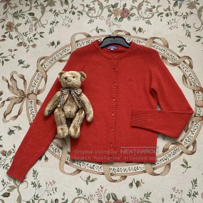 Other Burberry Red Wool Cardigan for Women. Size M / US 6-8 / IT 42-44 - 1 Thumbnail