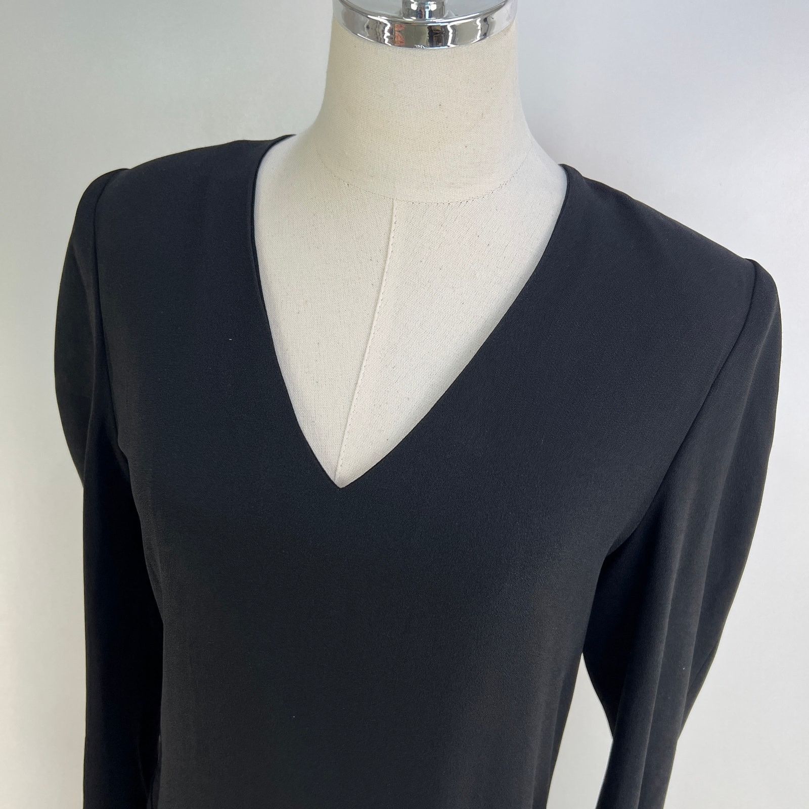 Sonia Rykiel Sonia Rykiel Black Dress Colitti Collection Long Sleeves Size M / US 6-8 / IT 42-44 - 2 Thumbnail