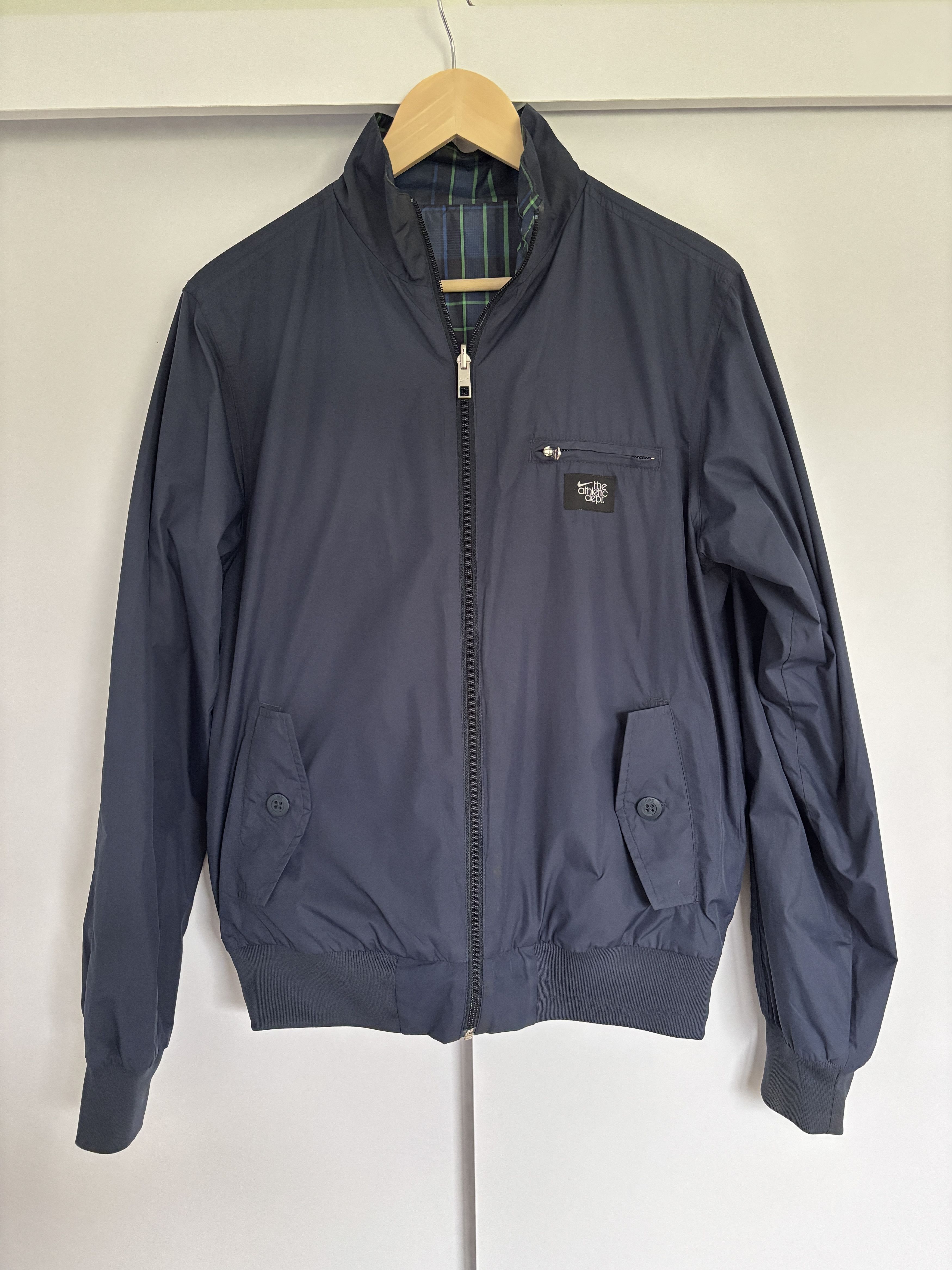 Nike Nike Reversible Bobmber Jacket Navy/Tartan Size US S / EU 44-46 / 1 - 1 Thumbnail
