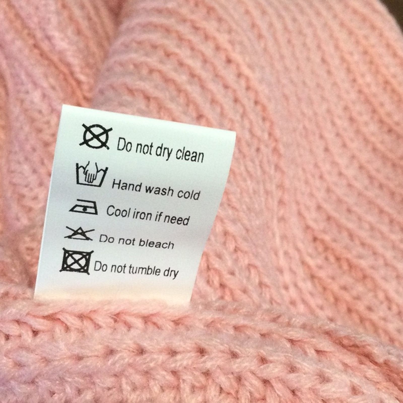 Other Unbranded Pink Acrylic Knit Oversized Cardigan Sweater Small Size S / US 4 / IT 40 - 11 Thumbnail
