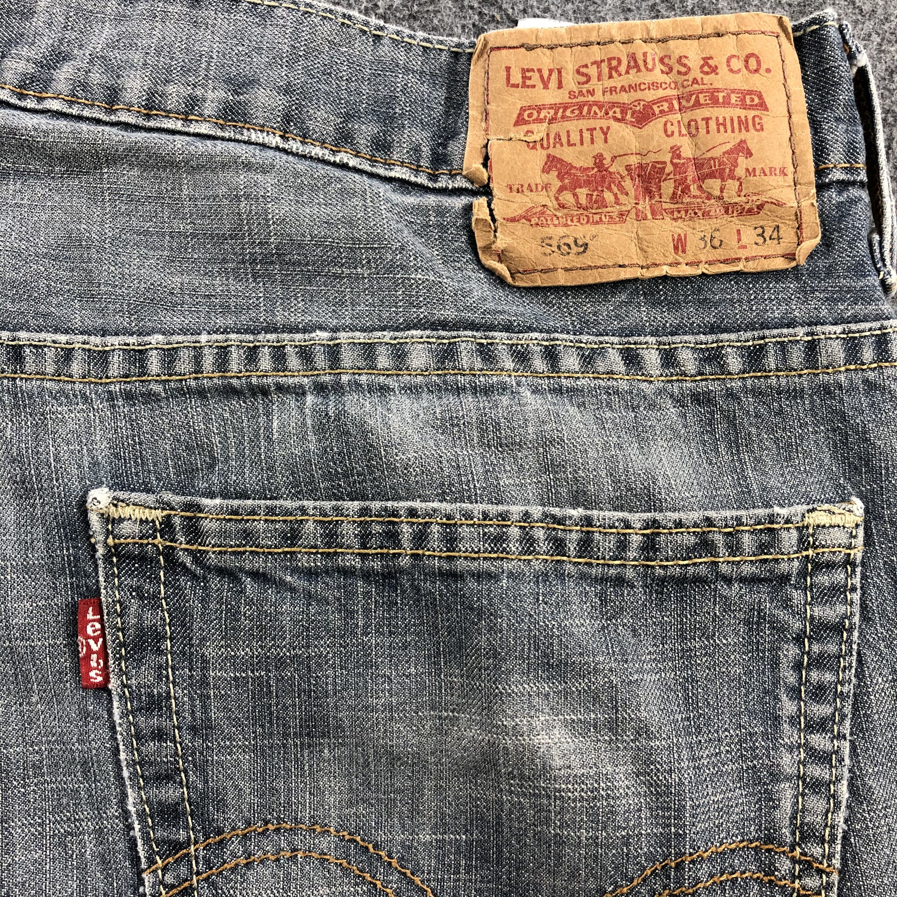 Levi's × Vintage Vintage Levis 569 Jeans-JM1322 Size US 39 - 6 Thumbnail