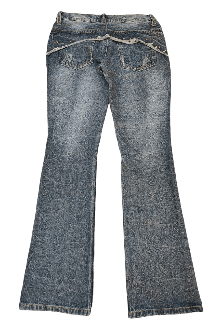 LOWBOX Japanese Lowbox Lowrise Flare Denim Size US 30 / EU 46 - 3 Thumbnail