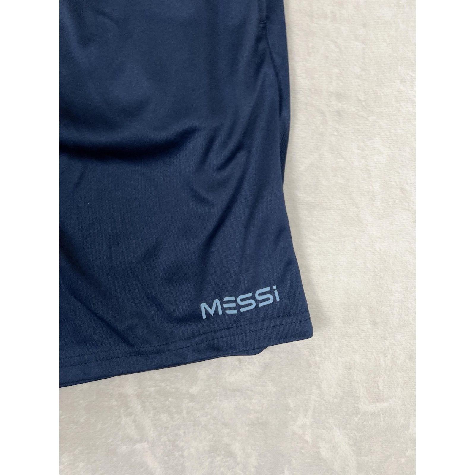 Other Messi Shorts Mens 3XL Navy Blue Athletic Soccer Training Ela Size US 36 / EU 52 - 3 Thumbnail