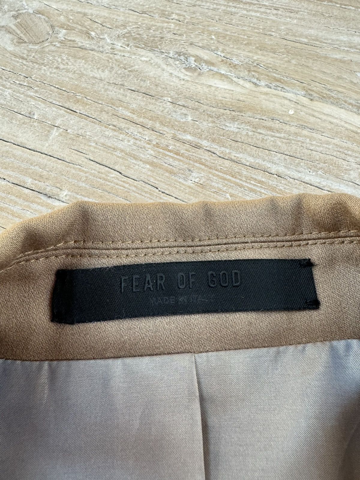 Fear of God California Blazer in Brown Size 48R - 5 Thumbnail