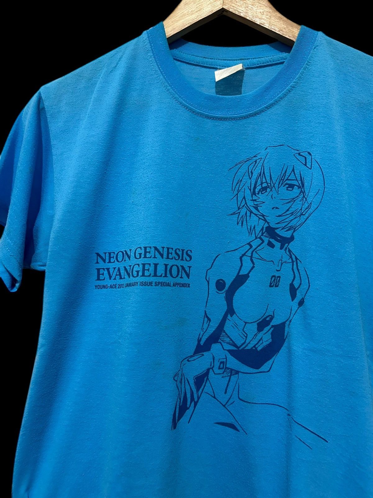 Anime × Japanese Brand × Vintage EVANGELION Young Ace Special issue T shirt Very Rare 🔥 Size US S / EU 44-46 / 1 - 2 Thumbnail