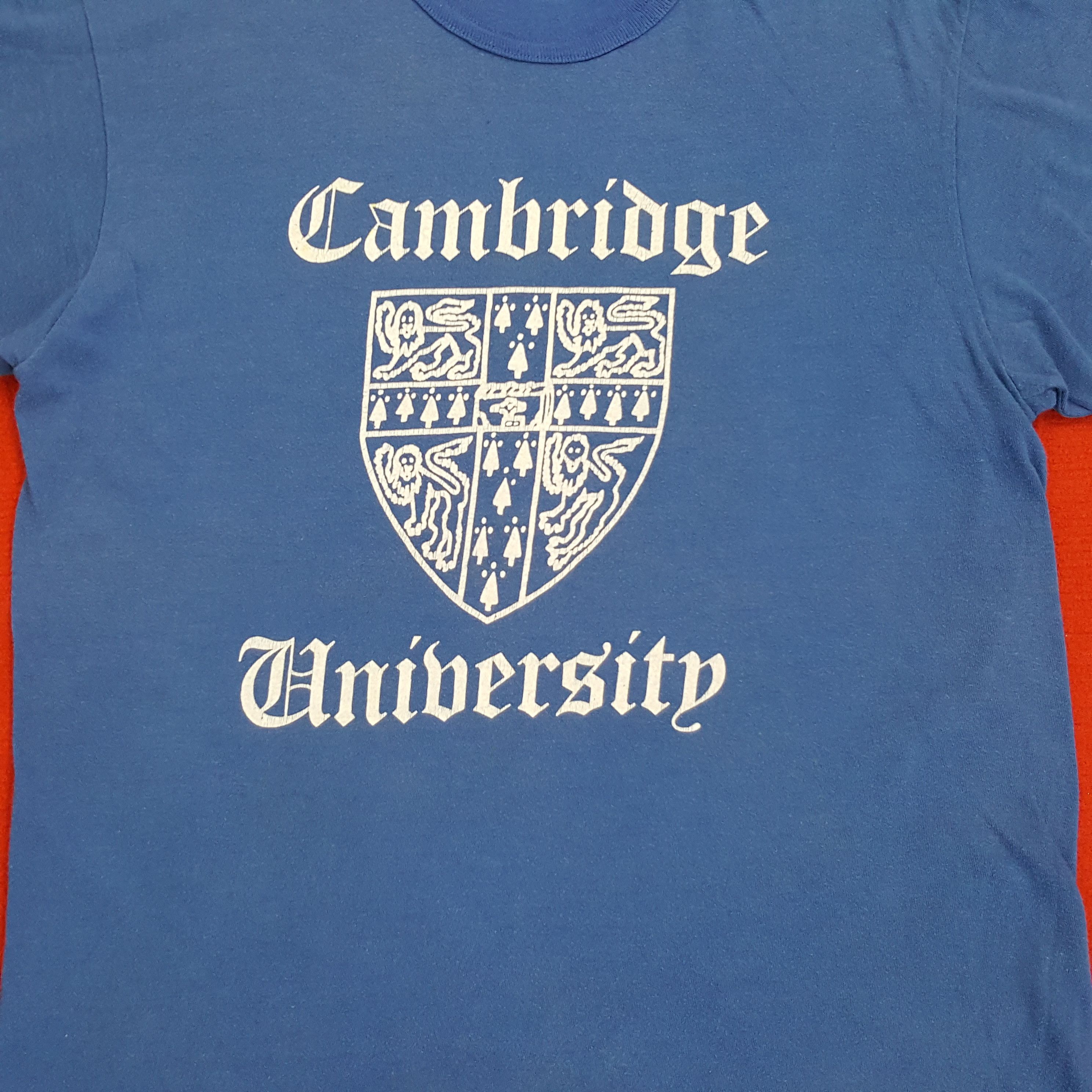 Vintage University Cambridge Vintage Tshirt Size US M / EU 48-50 / 2 - 2 Thumbnail