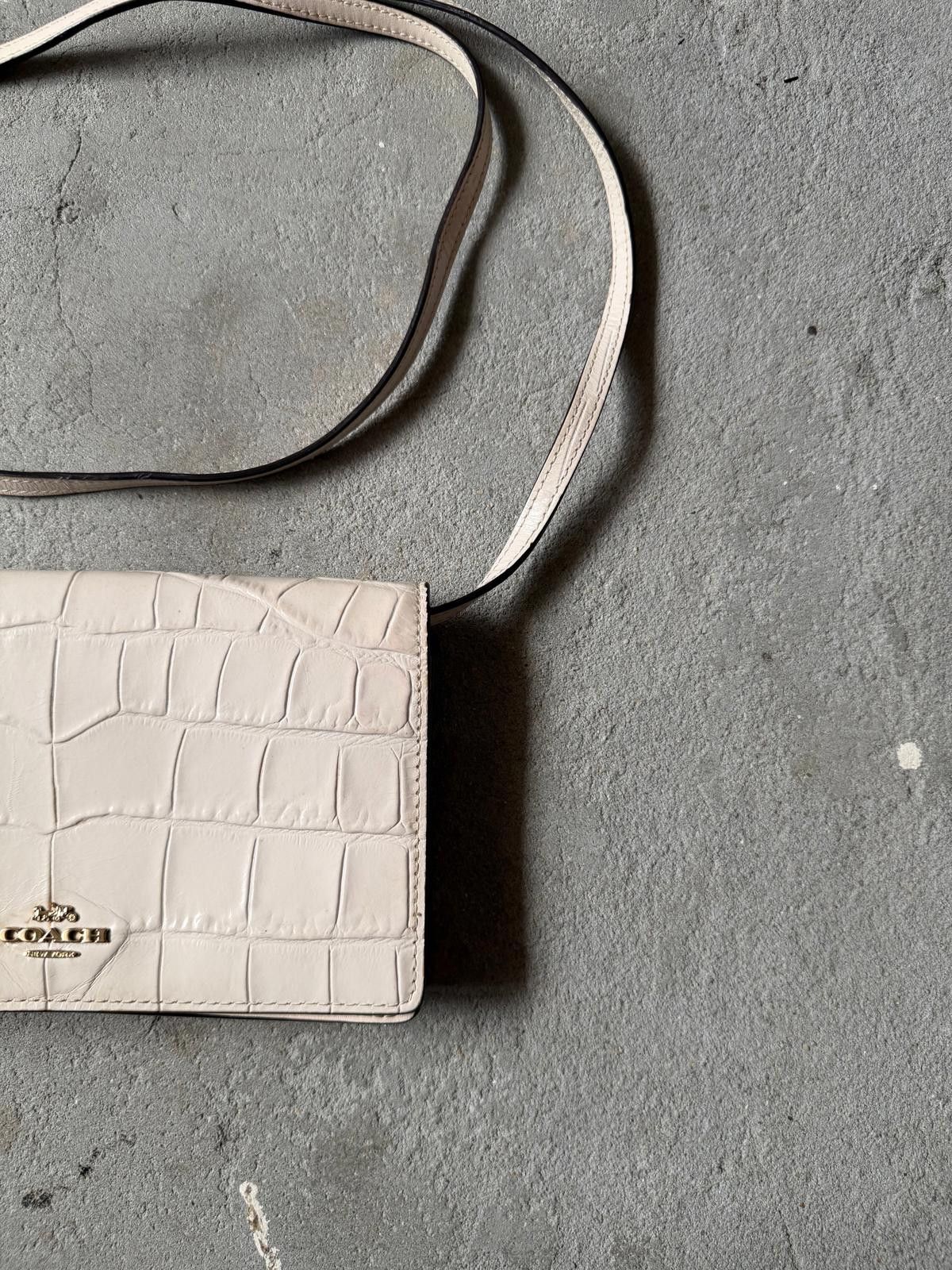 Coach Coach Hayden Foldover Crossbody Clutch Bag White Size ONE SIZE - 3 Thumbnail