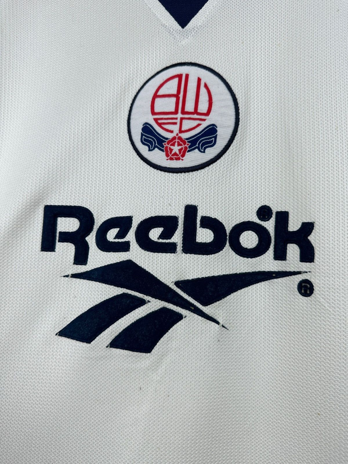 Reebok 1998/99 Reebok Bolton Wanderers Vintage Soccer Jersey Shirt Size US XXL / EU 58 / 5 - 11 Thumbnail