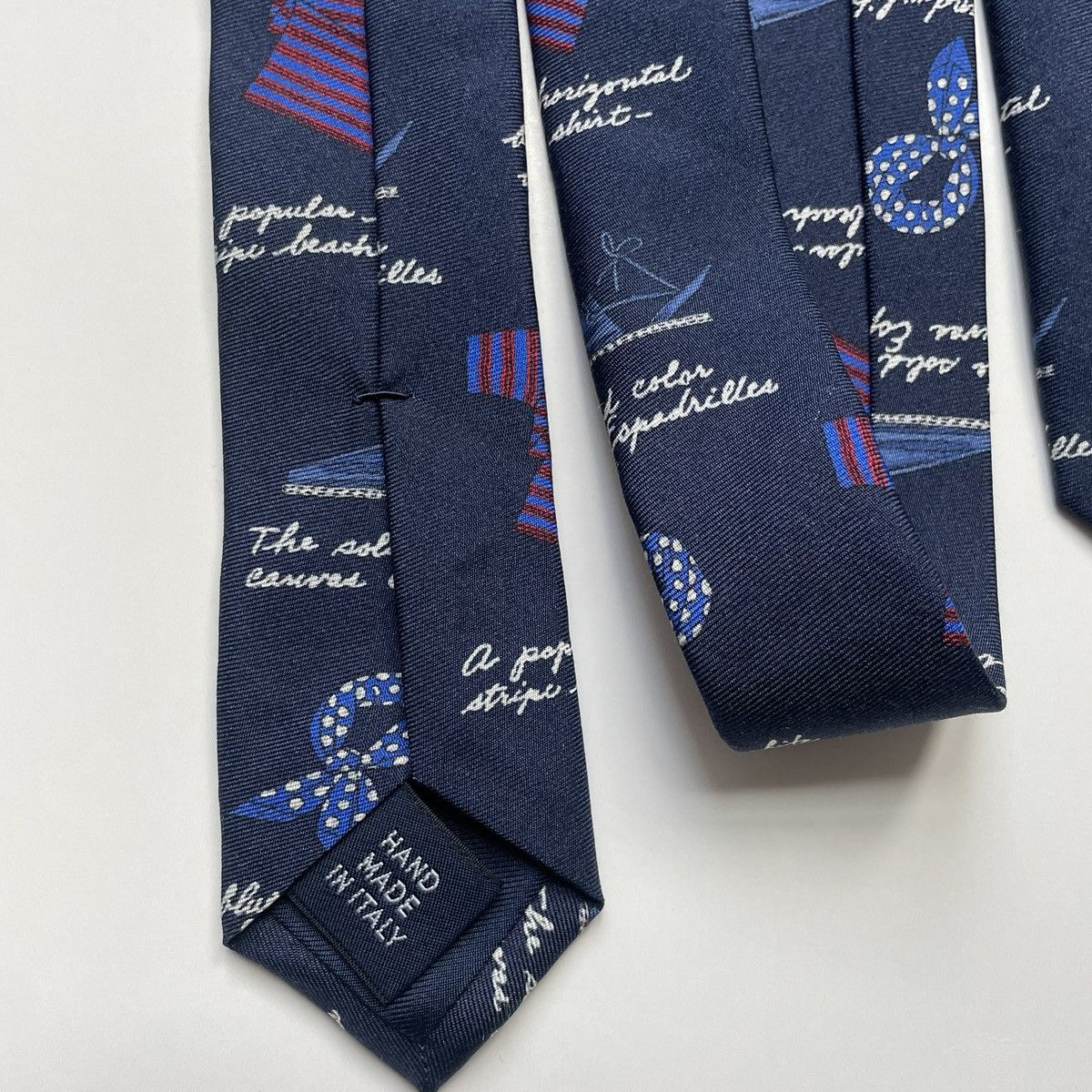 Polo Ralph Lauren Polo by Ralph Lauren Blue Silk Tie with Architectural Design Size ONE SIZE - 4 Thumbnail