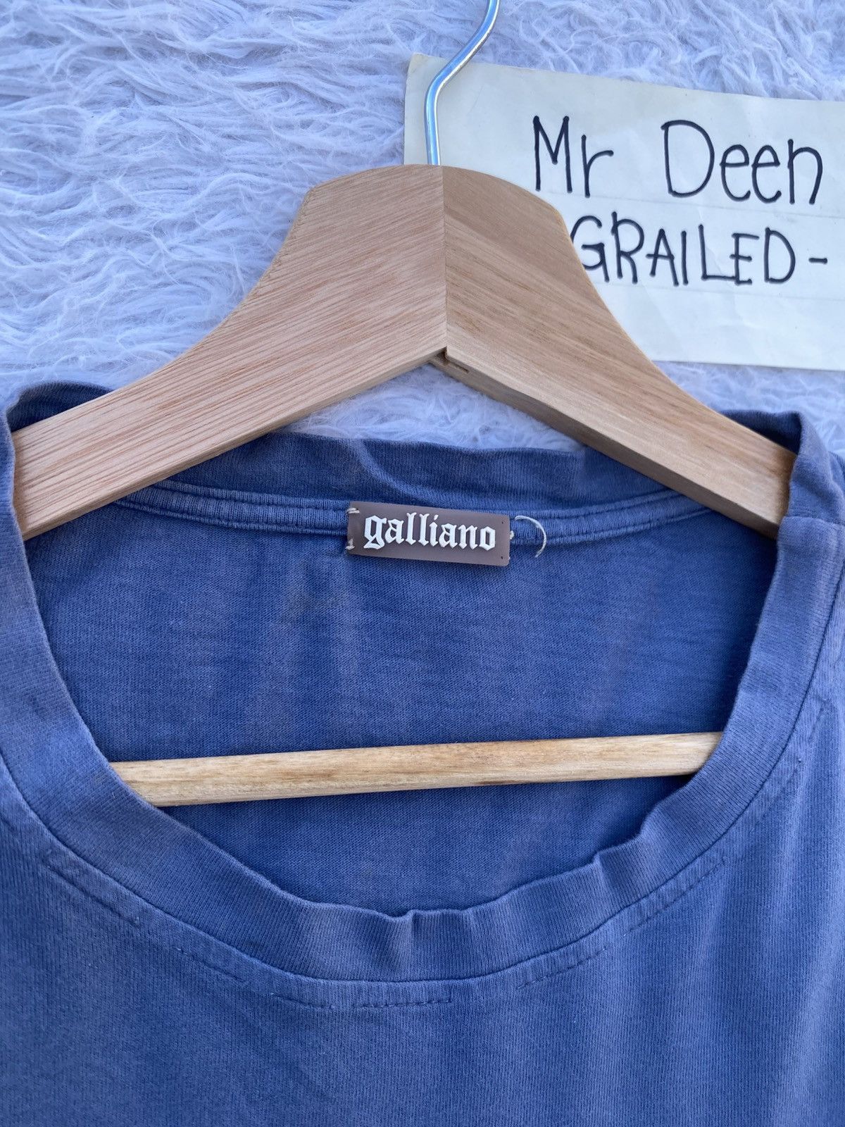 John Galliano Rare Vintage John Galliano Big Logo Printed Longsleeve Tee Size US L / EU 52-54 / 3 - 11 Thumbnail