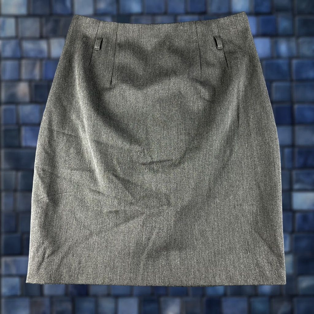 Express Express Womens Skirt Gray Pencil Size 4 Stretch Lined Side Zip Career Size 27" / US 4 / IT 40 - 1 Thumbnail