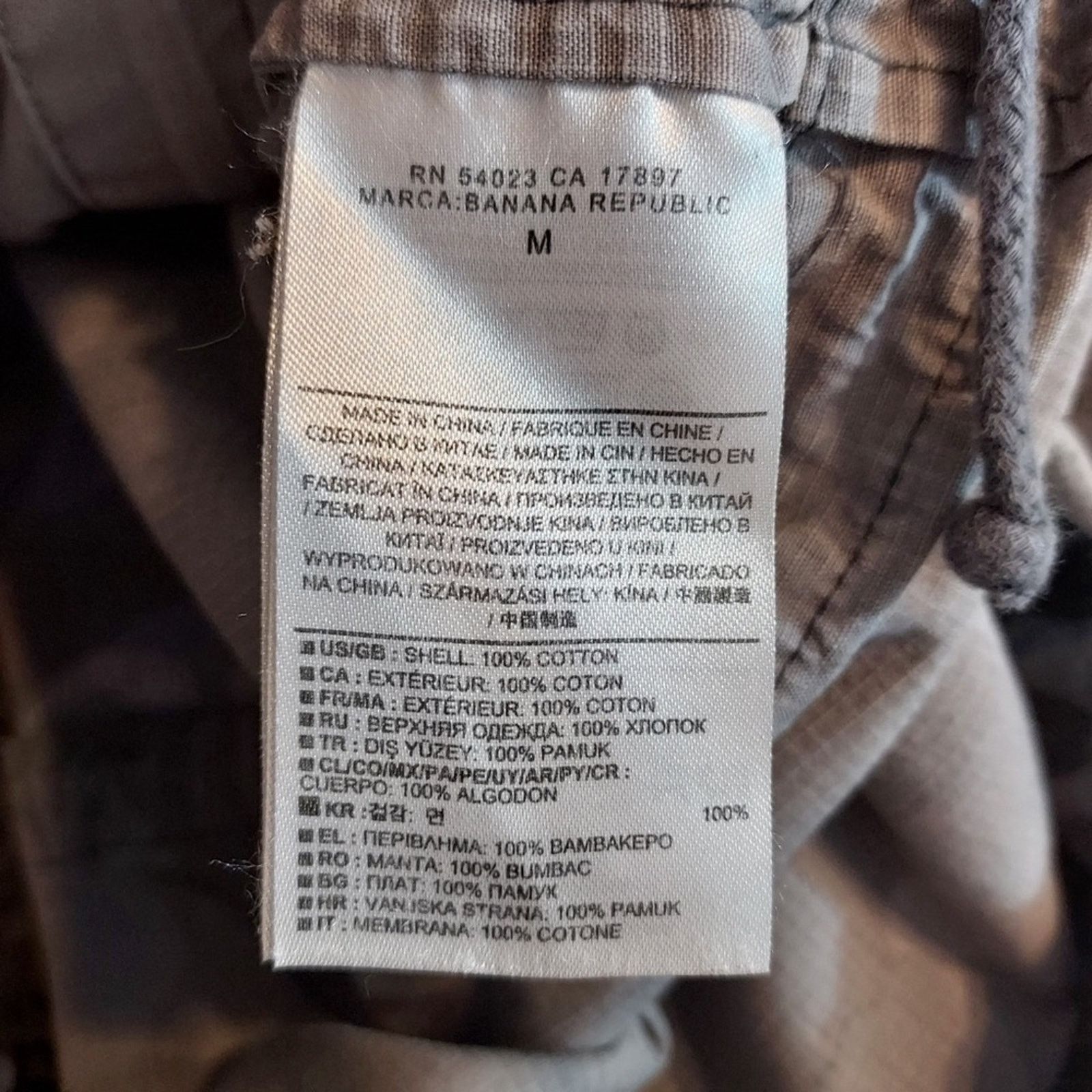 Banana Republic Banana Republic Blue Camouflage Camo Cargo Utility Jacket Size M / US 6-8 / IT 42-44 - 8 Thumbnail