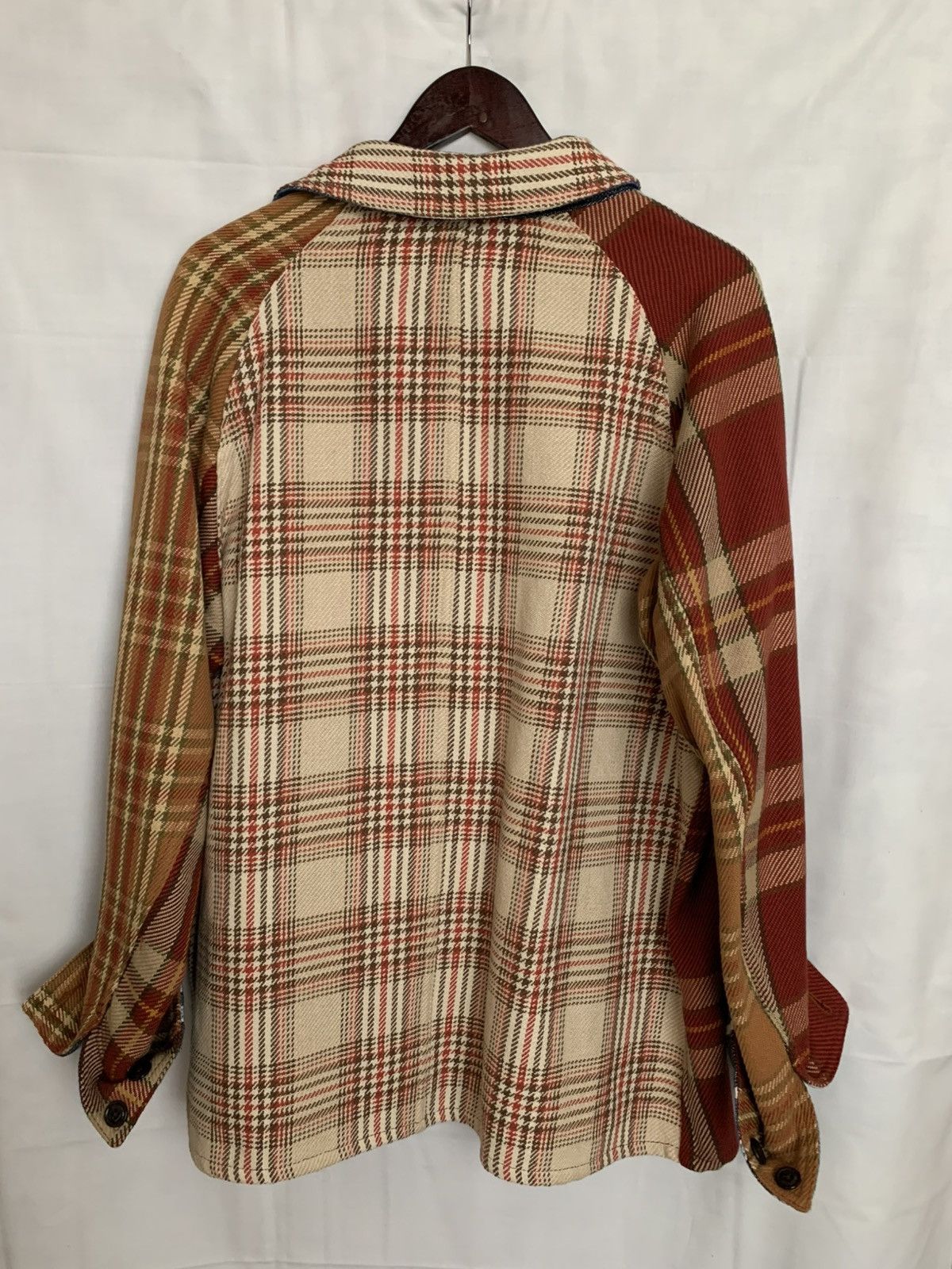 Monitaly × No Man Walks Alone $600 Coverall Chore Jacket deadstock heavyweight patchwork Size US L / EU 52-54 / 3 - 5 Thumbnail