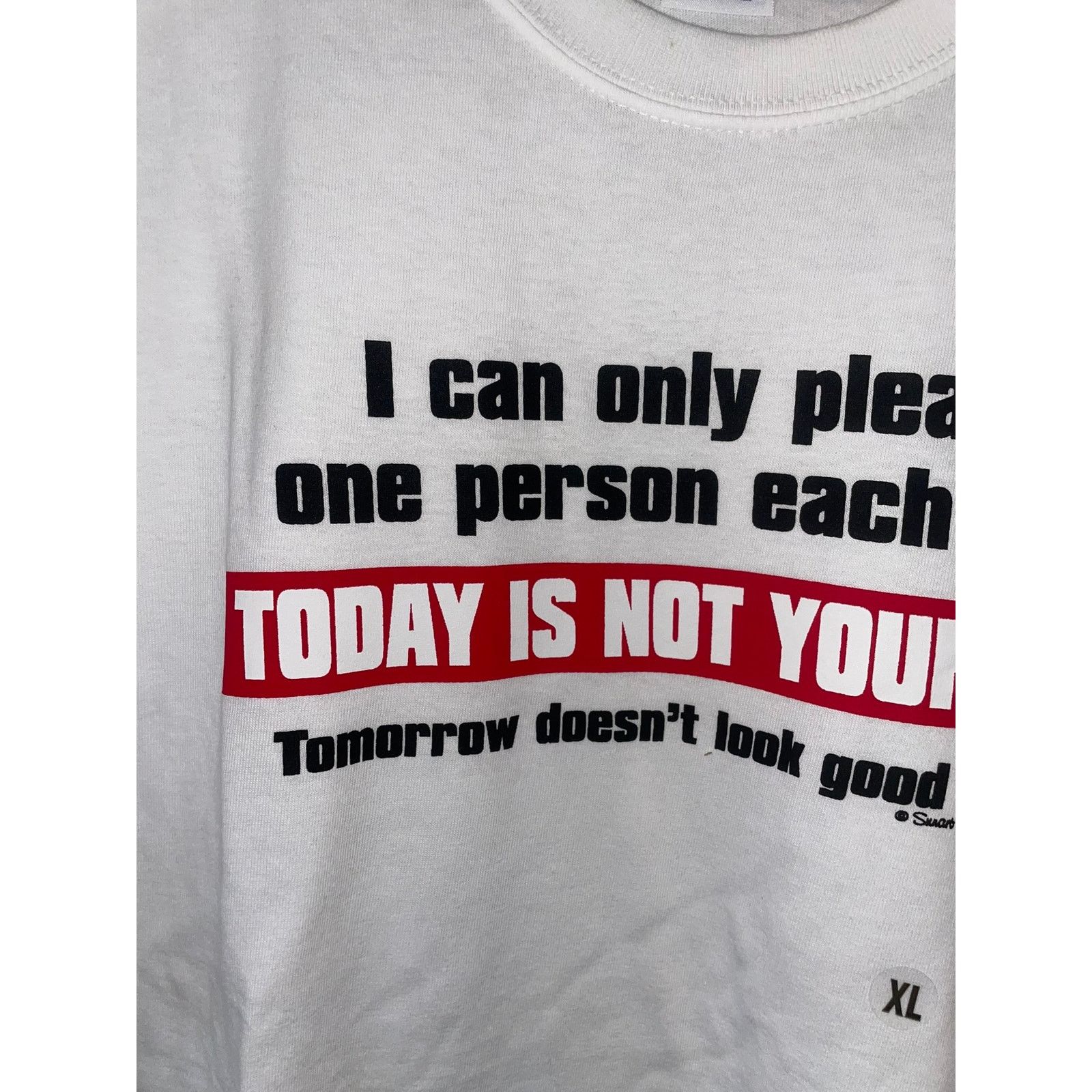 Gildan Y2K Can Only Please 1 Person Each Day Today Joke Shirt XL Size US XL / EU 56 / 4 - 2 Thumbnail