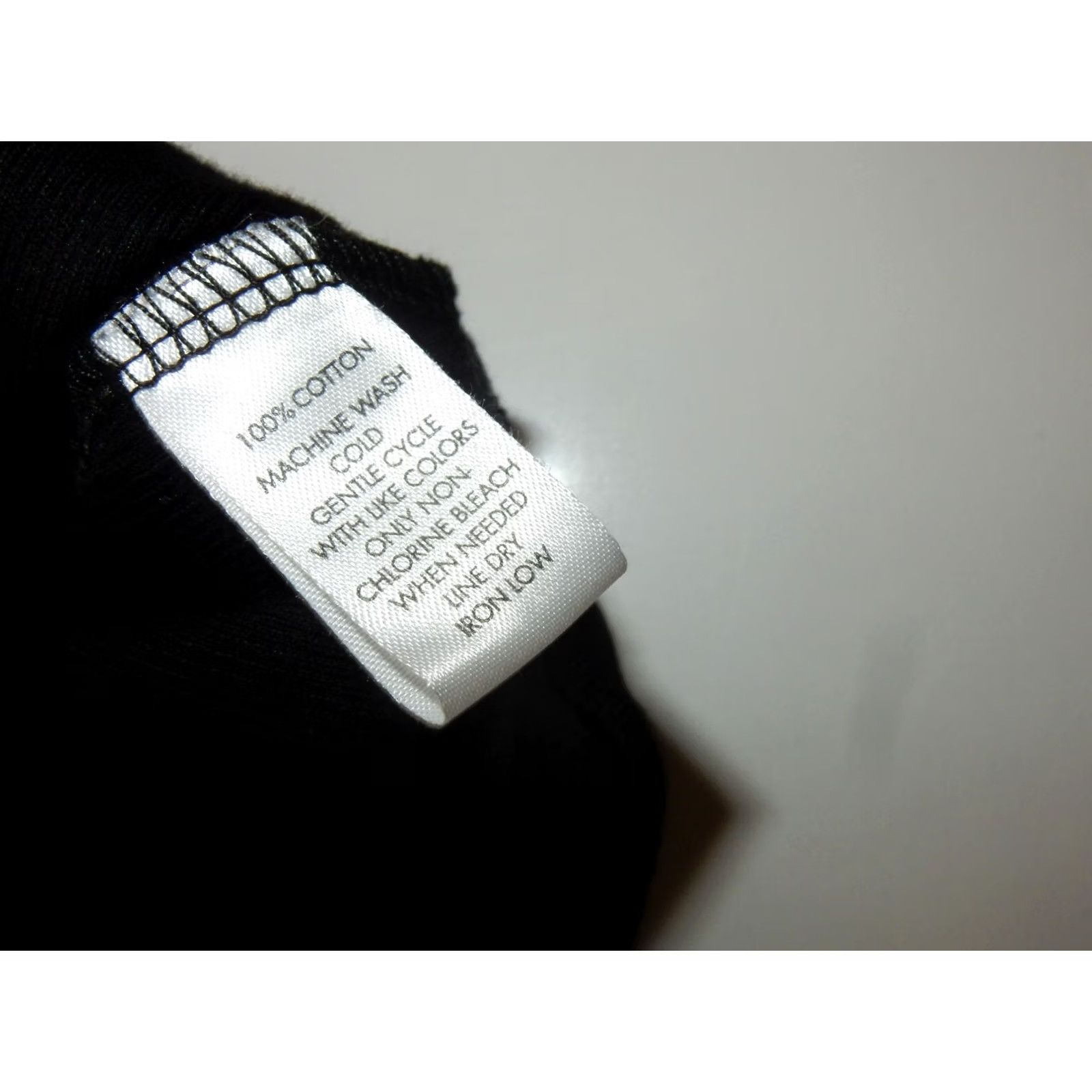 Calvin Klein Calvin Klein Men's T-Shirt L Short Sleeve Black Cotton Shirt Mens Size L Size US L / EU 52-54 / 3 - 3 Thumbnail