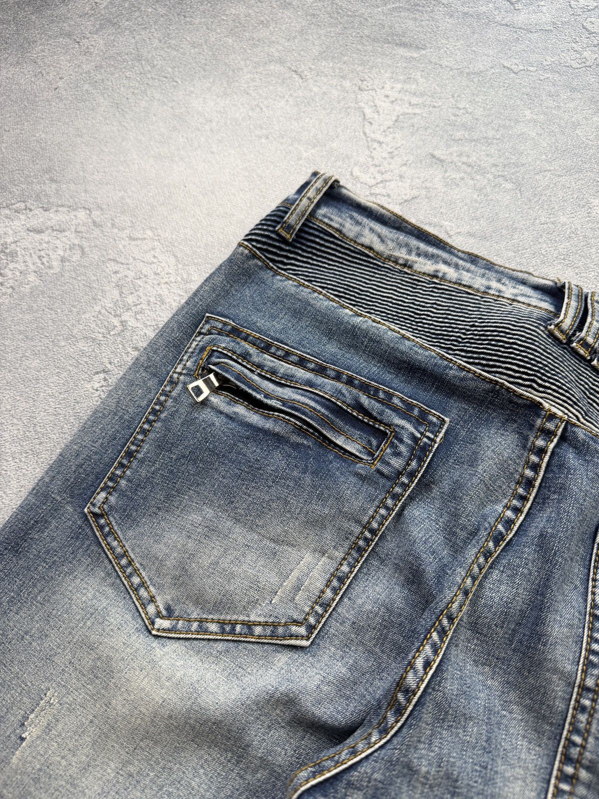 Balmain Rare Vintage Balmain Jeans Biker Archive Size US 34 / EU 50 - 9 Thumbnail
