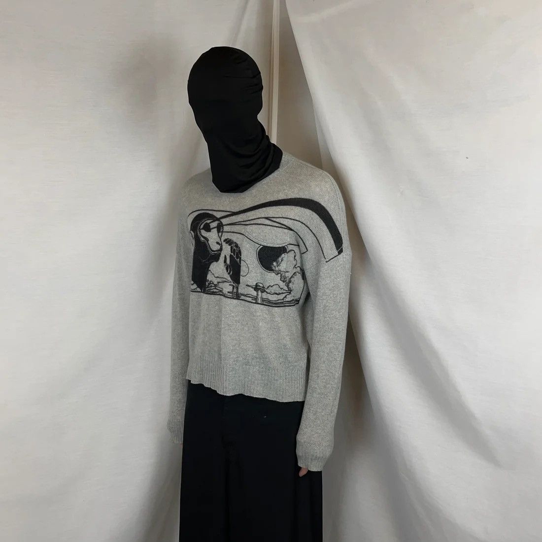 Prada Prada Monkey Laser Cashmere Sweater - SS15 Size US M / EU 48-50 / 2 - 2 Thumbnail