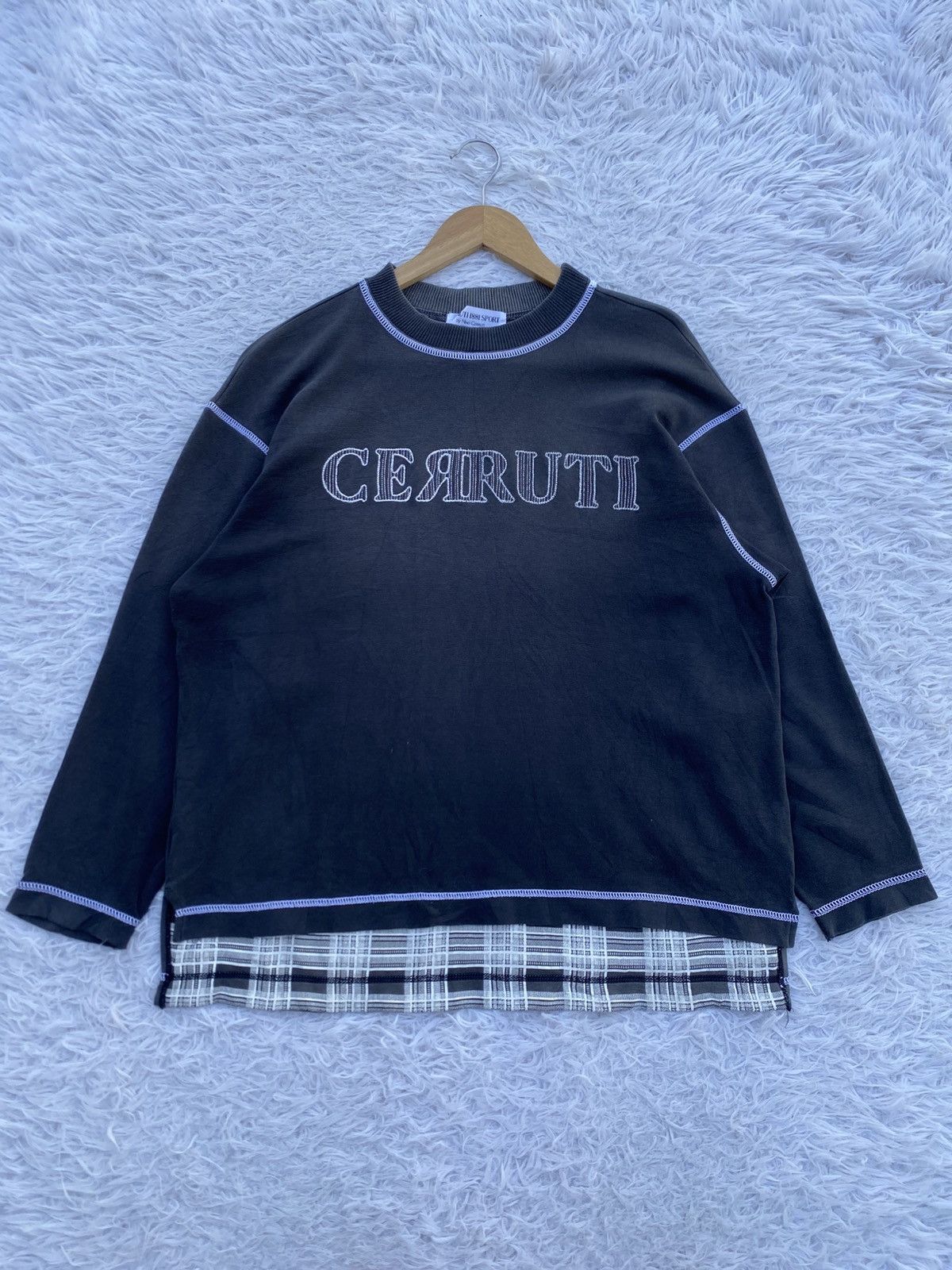 Cerruti 1881 Rare Vintage Cerrutti 1881 Sports Spellout Sweater Size US M / EU 48-50 / 2 - 2 Thumbnail