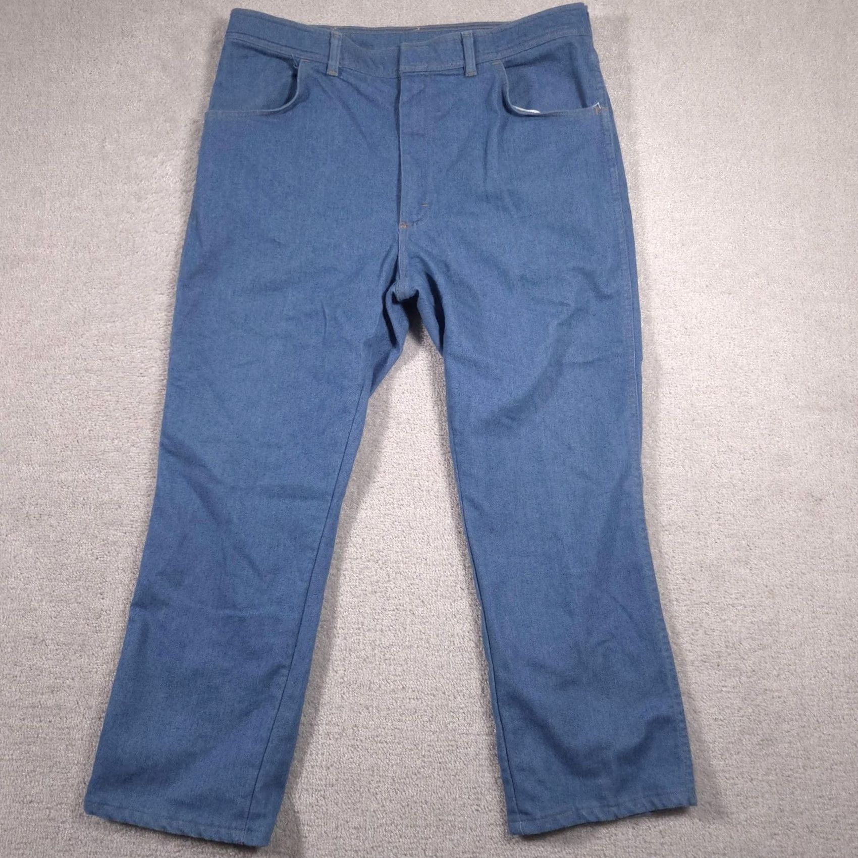 Wrangler Wrangler Jeans Mens 40x29 Blue Retro Denim Straight Leg Workwear 85493LB USA Size US 40 / EU 56 - 2 Thumbnail