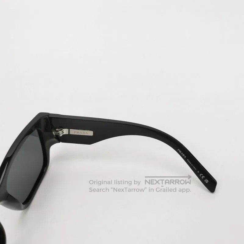Prada Prada Triangle Logo Frame Sunglasses. Size ONE SIZE - 6 Thumbnail