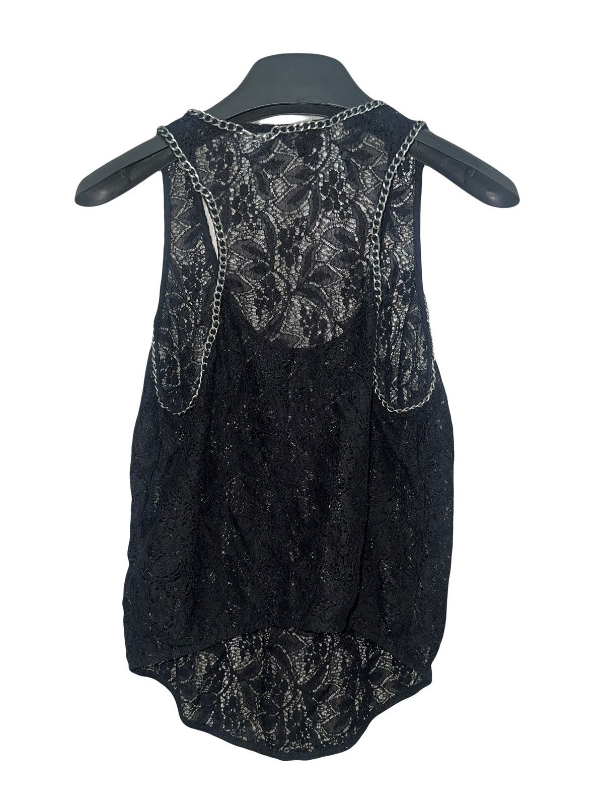 Guess Guess Y2K floral lace sheer tank top 🖤🥀 Size M / US 6-8 / IT 42-44 - 3 Thumbnail