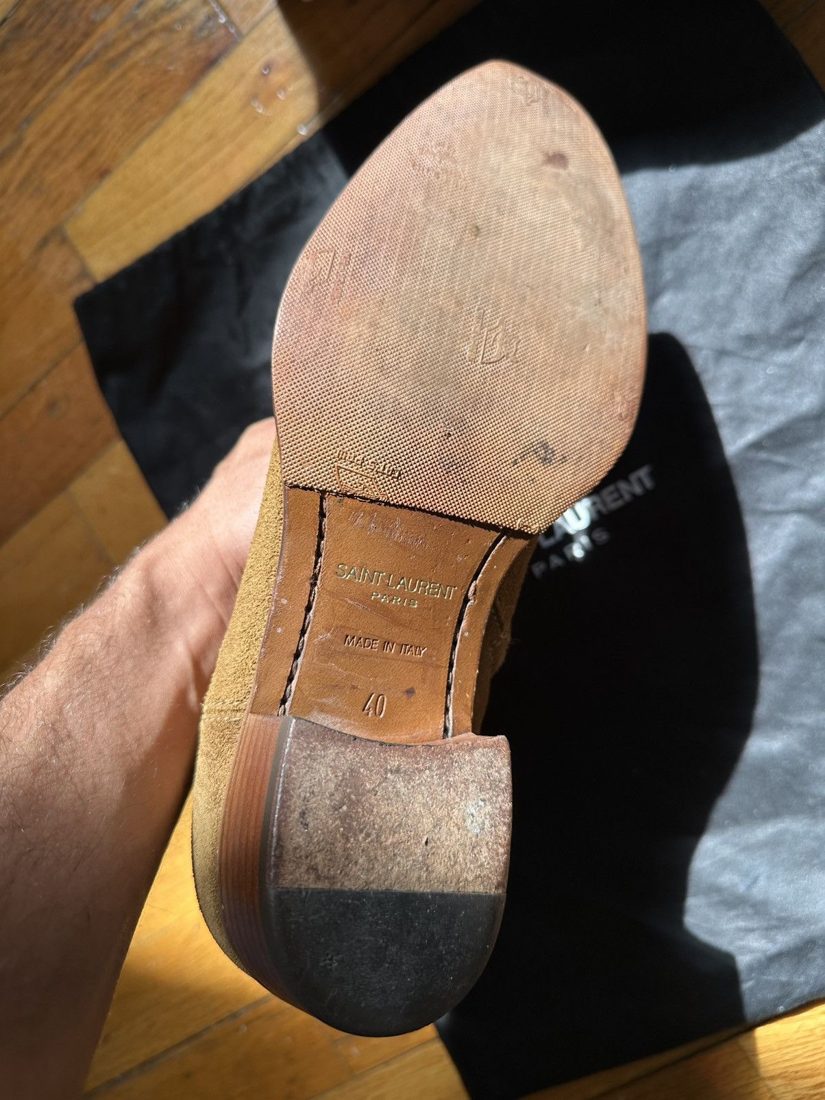 Saint Laurent Paris Hedi Slimane Wyatt Cowboy Boots Size US 7 / EU 40 - 5 Thumbnail