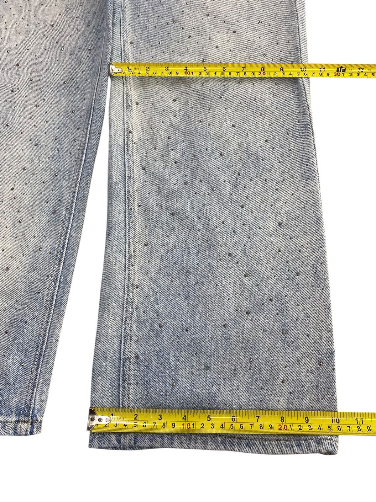 Japanese Brand Japanese Brand Diamond Studded Style Baggy Jeans Size US 28 / EU 44 - 8 Thumbnail