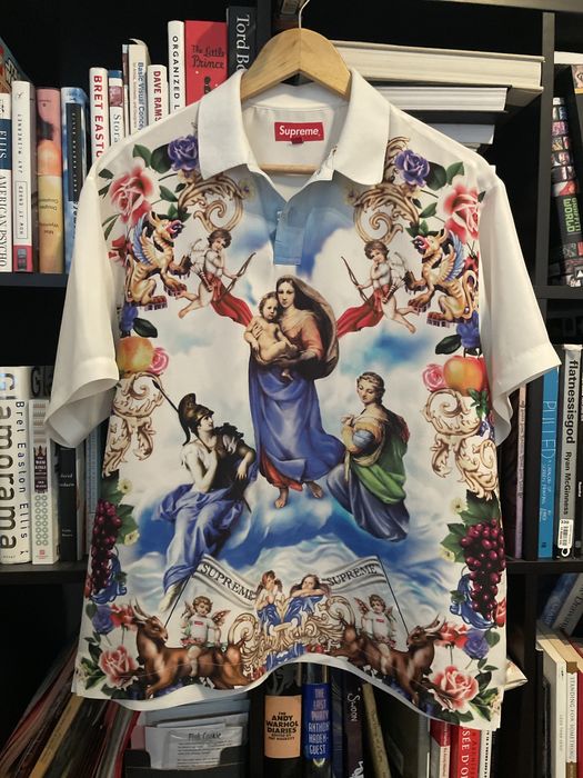 非常に高い品質 supreme heavenly silk polo Tシャツ/カットソー(半袖