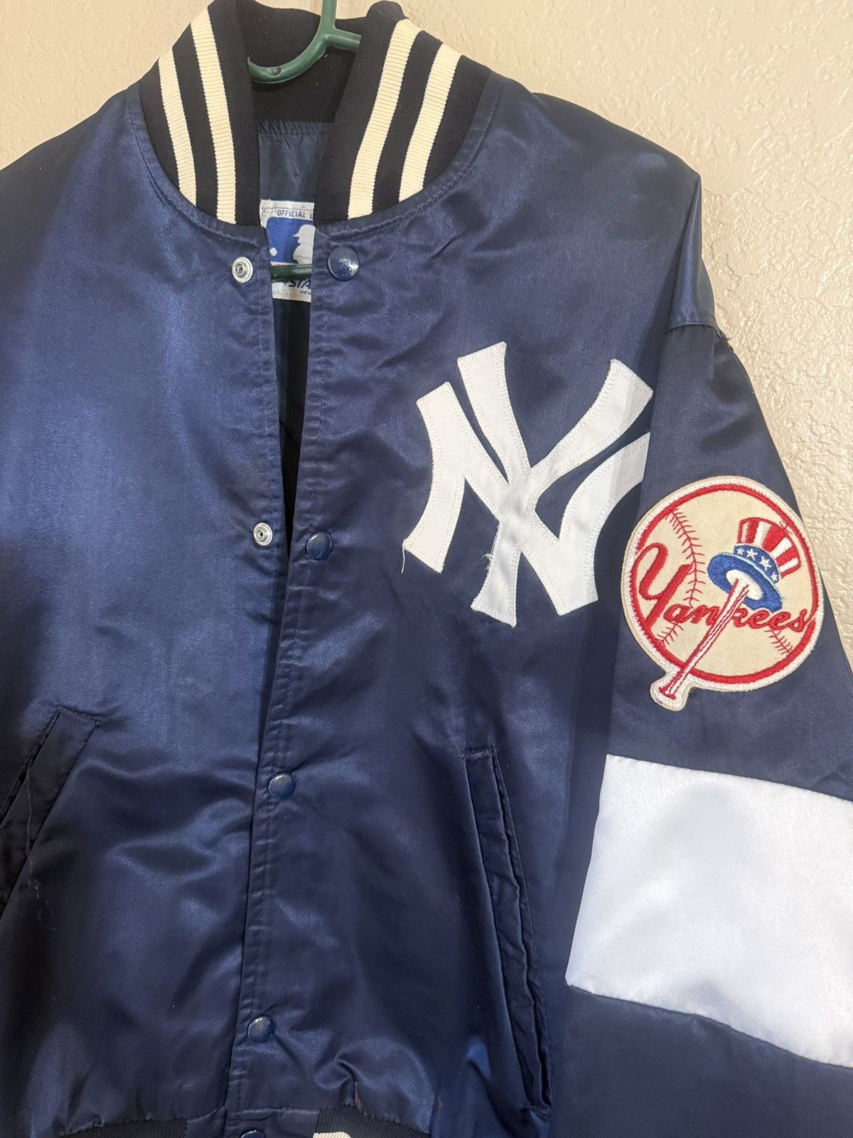 Starter Vintage 90s New York Yankees Varsity Jacket Size Medium men Size US M / EU 48-50 / 2 - 4 Thumbnail