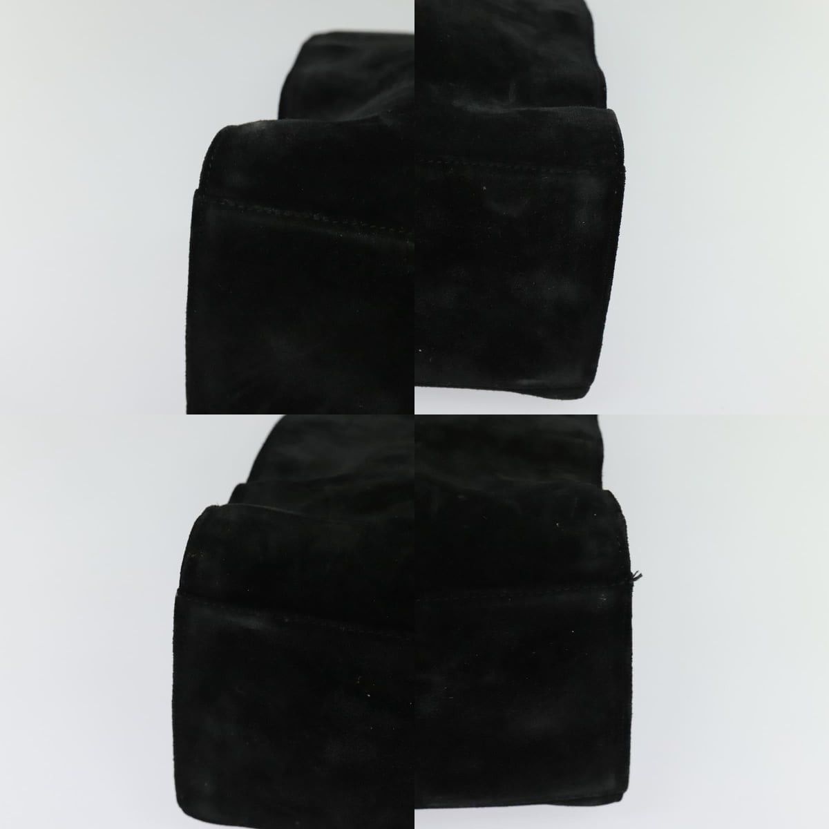 Gucci GUCCI Hand Bag Suede Black Silver 002 002 Size ONE SIZE - 10 Thumbnail