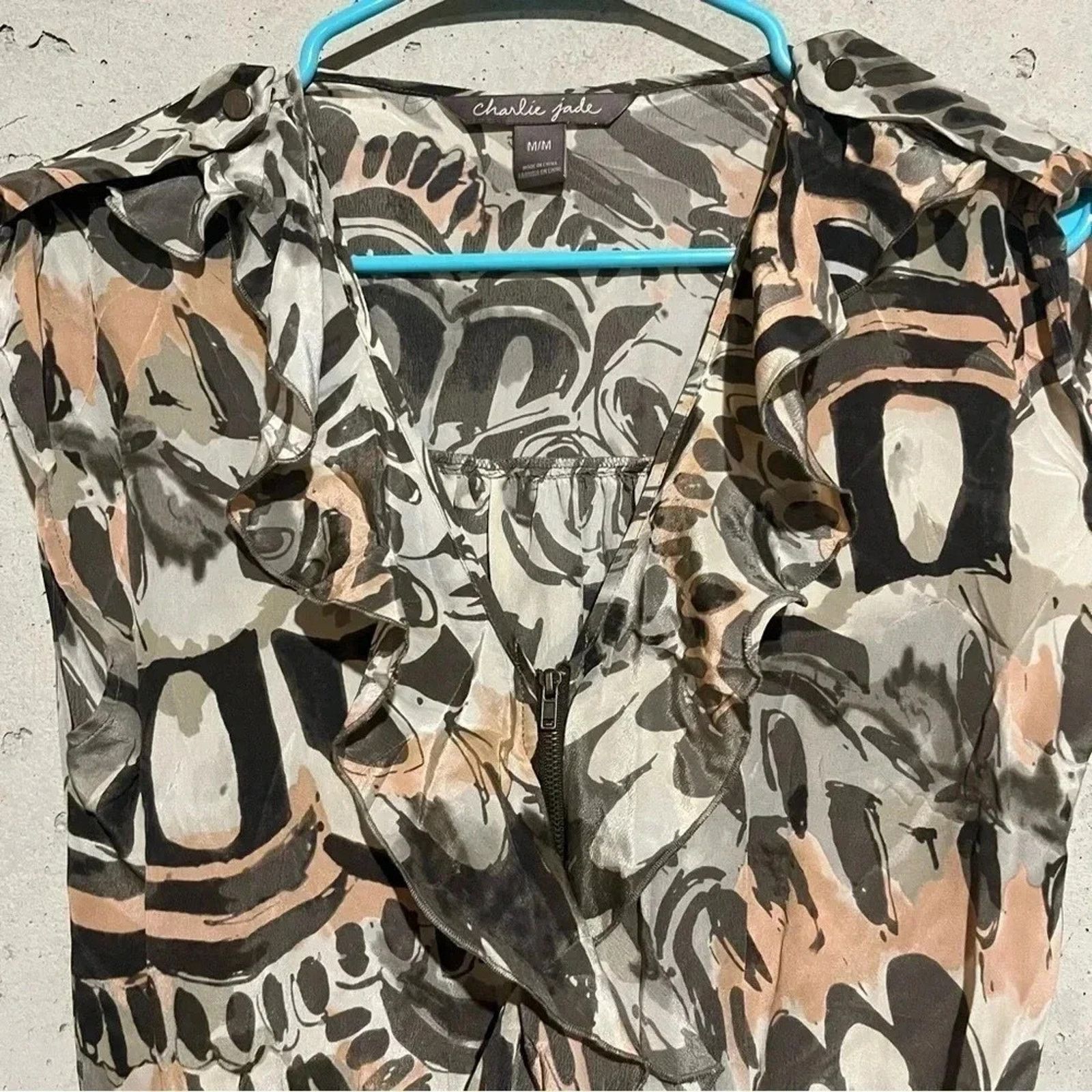 Other Charlie Jade 100% Silk Dress Size M Size M / US 6-8 / IT 42-44 - 14 Thumbnail