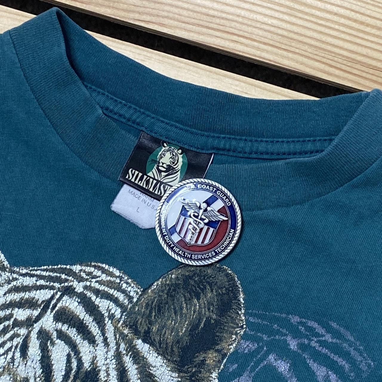 Other Vintage Siberian Tiger Green Nature Tee Size Large Size US L / EU 52-54 / 3 - 4 Thumbnail
